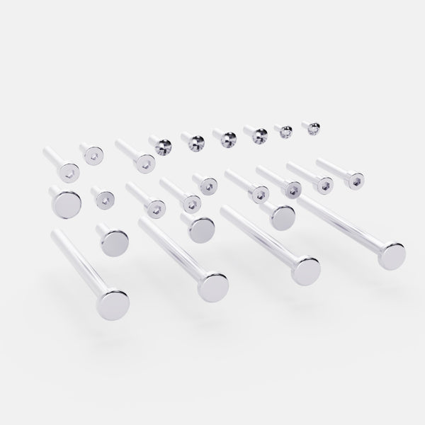 All-in-one screw kit with Allen keys for assembling your e-bike battery, including weldless contact screws and casing fasteners.